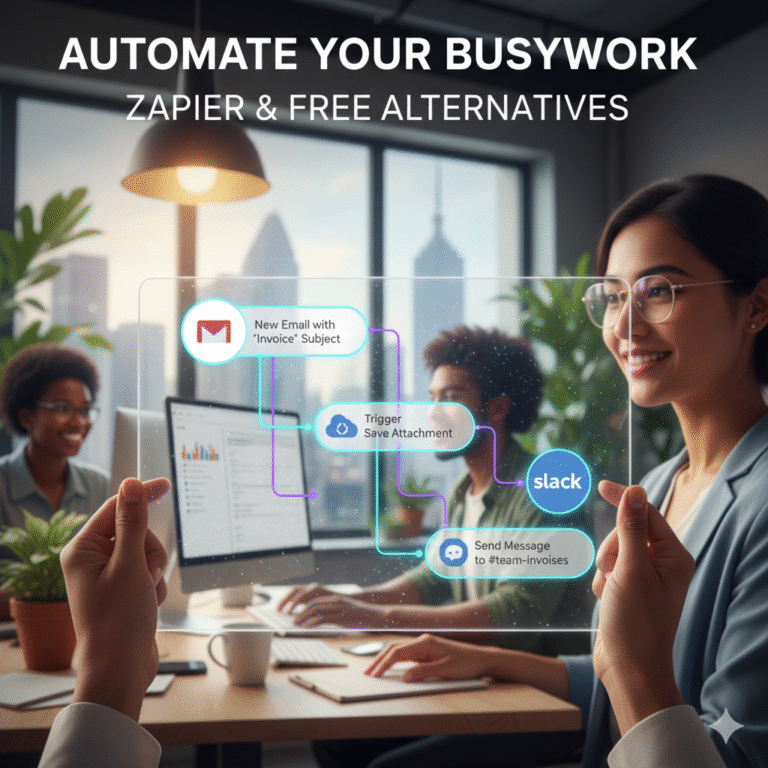 How to Automate 80% of Your Repetitive Tasks Using Zapier (or Free Alternatives)