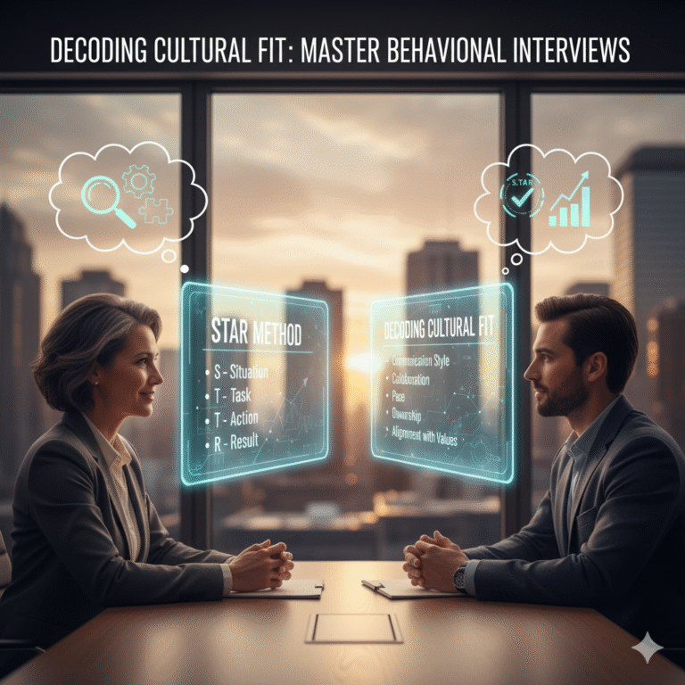 Decoding “Cultural Fit”: How to Answer Behavioral Questions and Secure the Job