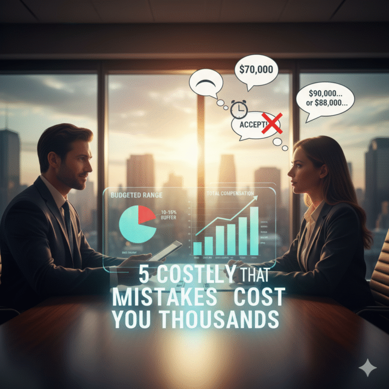 Salary Negotiation: 5 Common Mistakes That Cost You Thousands (and How to Avoid Them)