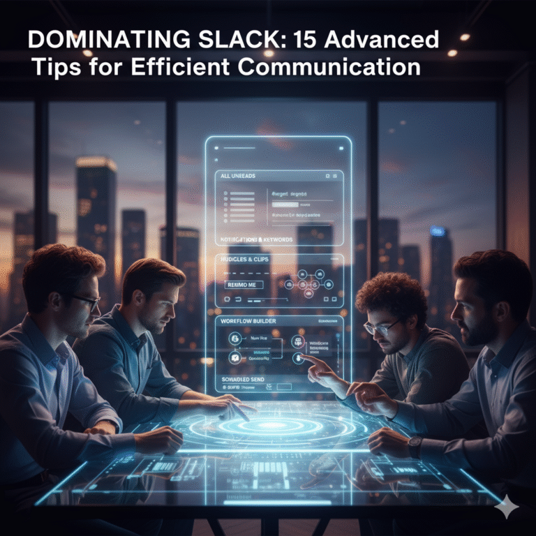 Dominating Slack: 15 Advanced Tips and Tricks for Efficient Communication (Without Living in Meetings)